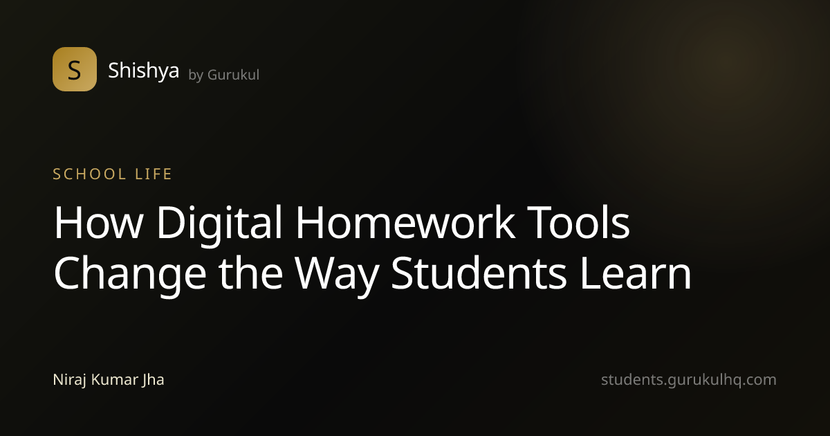 How Digital Homework Tools Change the Way Students Learn